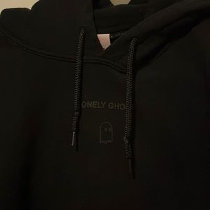 All Black TMWYGH Lonely Ghost Hoodie